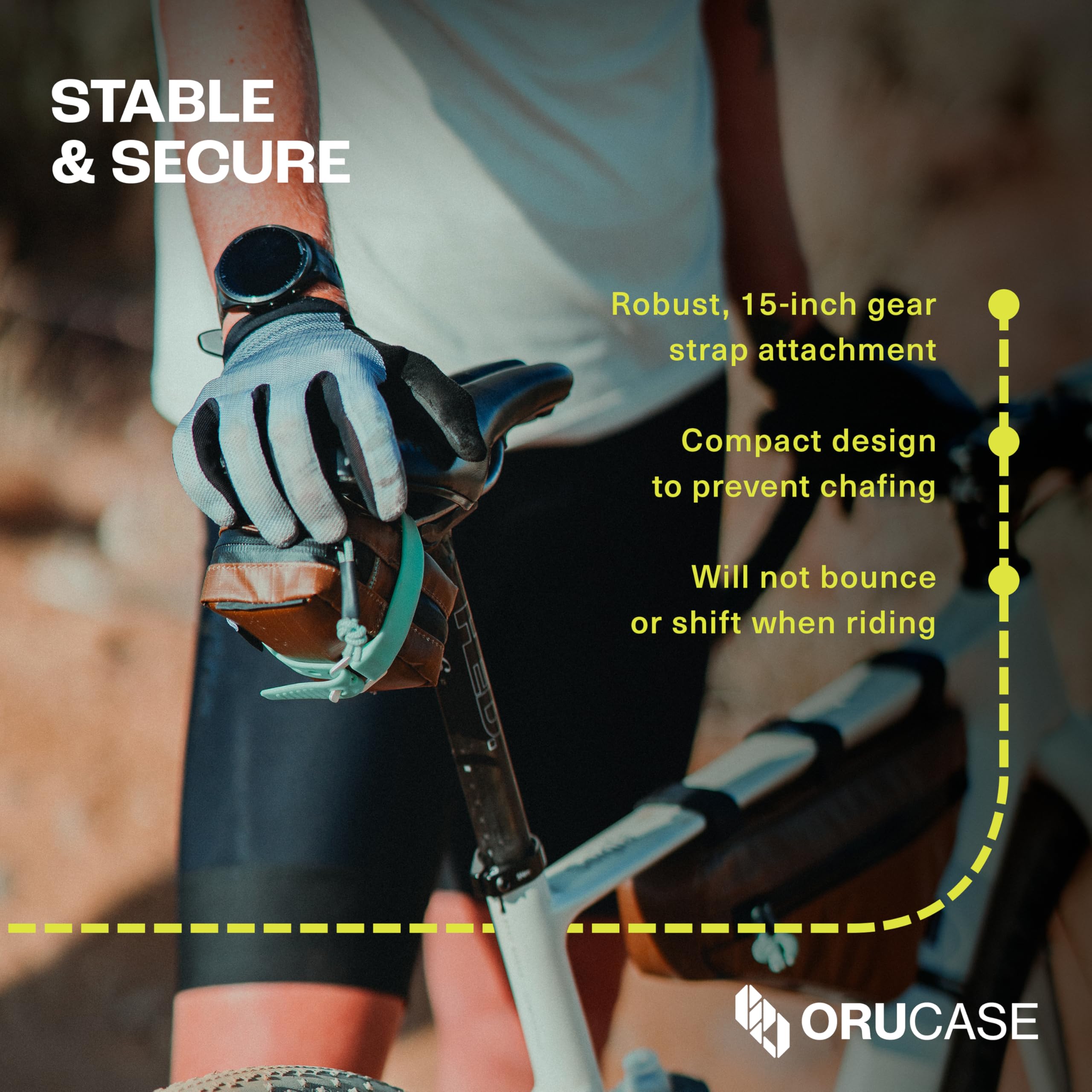 Amazon.com: ORUCASE Saddle Bag HC – Water-Resistant Cycling Saddle